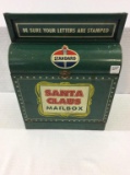 Lg. Tin Santa Claus Mailbox by Adv. Metal