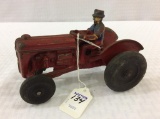 Red Arcade Toy Tractor