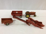 Lot of 4 Tru Scale Farm Machinery Pieces Including