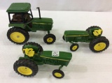 Lot of 3 John Deere 1/16th Scale John Deere