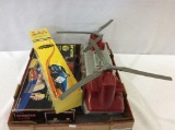 Lot of 3 Toys Including Helicopter,