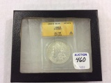 1886  Morgan Silver Dollar-Graded AU 55