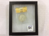 1891 Morgan Silver Dollar-Graded EF 45