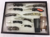 Lot of 10 Various Folding Knives