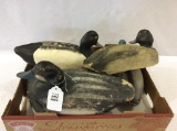 Lot of 6 Various Decoys-Mostly Balsa Wood