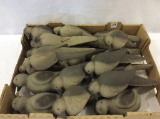 Box of Approx. 18 Dove Decoys w/ Wire