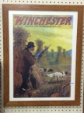 Framed Winchester Hunting Ad