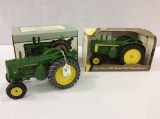 Lot of 2 John Deere 1/16th Scale Tractors-NIB