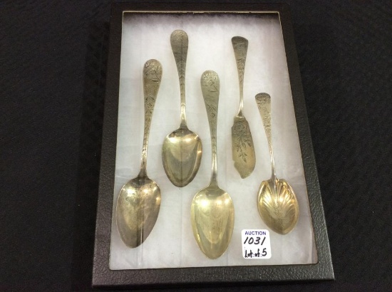 Lot of 5 Sterling Silver Flatware Pieces