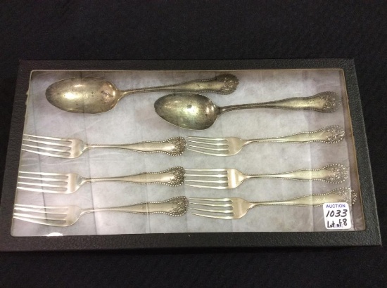 Lot of 8 Matching Sterling Silver Flatware