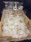 Lot of 29 Various Size Budweiser Glasses