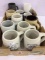 Lot of 11 Various Stoneware Mugs Including