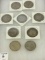 Collection of 9 Morgan Silver Dollars