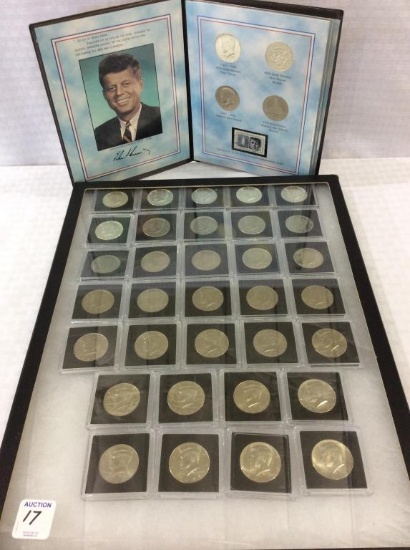 Collection of 33-Kennedy Half Dollars in