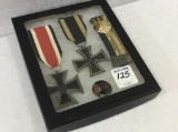 Group of 3 German Medals & Pin
