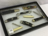 Collection of Knives Including Master Barlow,