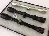 Lot of 3 Tasco Gun Scopes (Showcase Not Included)