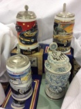 Lot of 4 Car Design Steins in Boxes Including