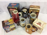 Lot of 5 Various Steins in Boxes