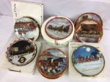 Lot of 14 Budweiser Collector Plates