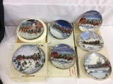 Lot of 11 Budweiser Collector Plates