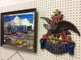 Lot of 2 Adv. Busch Beer Including