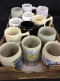 Lot of 12 Various Beer Mugs Including