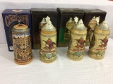 Lot of 4 Anheuser Busch Steins in Boxes