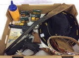 Group w/ Daisy Model 177 BB Pistol & Others, BB's,