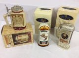 Lot of 3 Anheuser Busch Collector Steins in Boxes