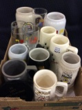 Group of 12 Michelob Including Steins,  Mugs
