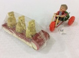 Lot of 2 Including Wind Up Celluloid Boy on