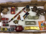 Group of Sm. Collectible Toys Including Glass