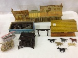 Lg. Marx Toy Co. Western Set