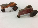 Lot of 2 Vintage Toy Tractors Including