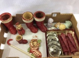 Group of Christmas Collectibles Including