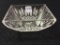 Signed Waterford Crystal Square Bowl