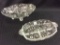Lot of 2 Etched Fostoria Dishes Including