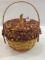 1995 Longaberger Pumpkin Basket w/