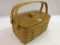 2005 Dbl Handled Longaberger Basket w/ Lid