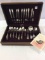 Set of Prestige Silver Plate Flatware in Case