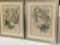 Lot of 2 Framed Harrison Fisher Prints-