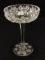 Beautiful Cut Glass Pedestal Compote