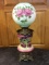 Floral Painted Banquet Rayo Lamp