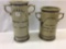 Lot of 2 Contemp.  Lg. Stoneware Award Pieces=