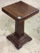 Sm. Wood Pedestal Plant Stand