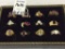 Collection of 12 Ladies Gold Costume Jewelry Rings