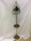 Electrified Brass Floor Lamp