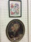 Lot of 2 Framed Floral Pieces-