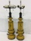 Lot of 2 Metal Electrified Lamps